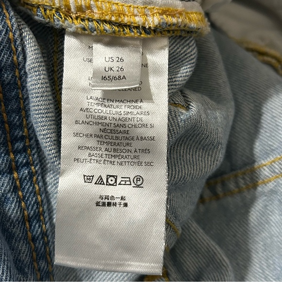 We The Free - Free People Maggie Ripped Crop Straight Jeans - 26 - Picture 7 of 10